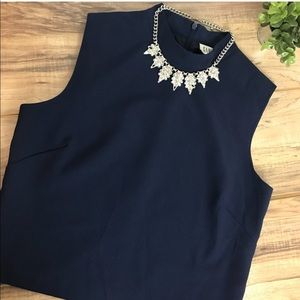 Gap Mock Neck Sleeveless Top